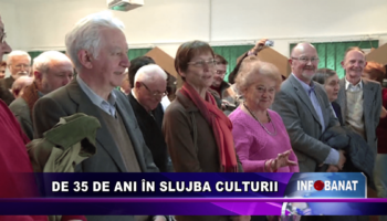 De 35 de ani în slujba culturii