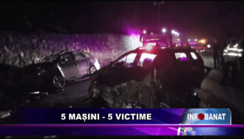 5 mașini  – 5 victime