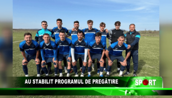 Au stabilit programul de pregătire