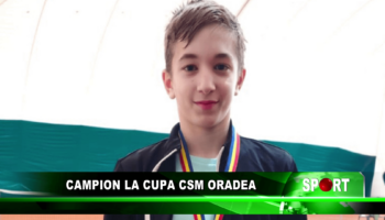 Campion la Cupa CSM Oradea