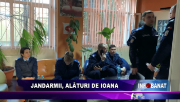 Jandarmii, alături de Ioana