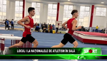 Locul I la Naționalele de Atletism în Sală