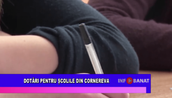 Dotări pentru școlile din Cornereva