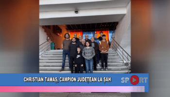 Christian Tamaș, campion județean la șah