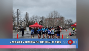 4 medalii la Campionatul Național de Marș