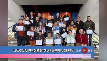 Alexandru Tunaru, câștigător la Memorialul Ion Irimia