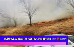 Incendiile au devastat județul Caraș-Severin