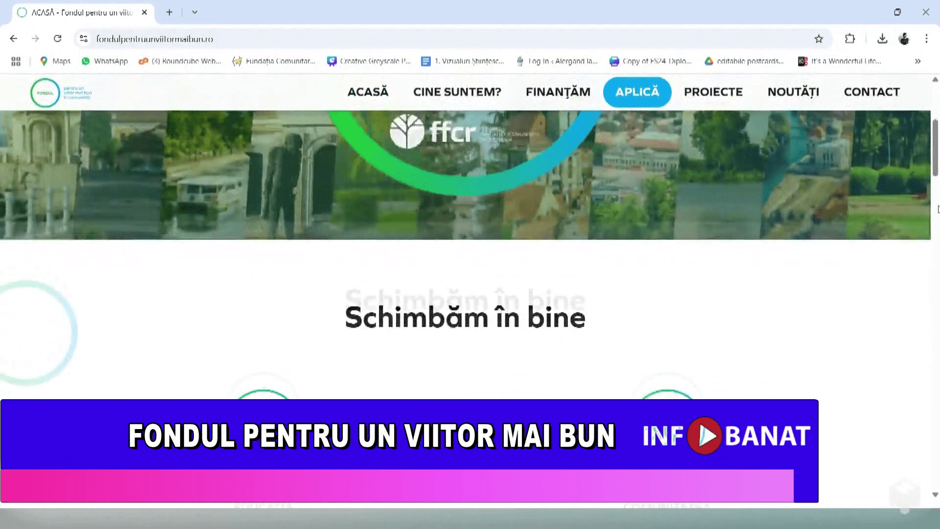 Fondul pentru un viitor mai bun – Banat TV | ține cu tine