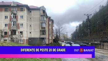 Diferențe de peste 20 de grade
