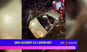 Grav accident cu 2 șoferi beți