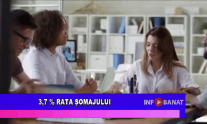 3,7% rata șomajului