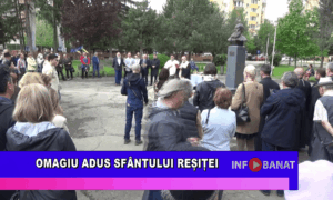 Omagiu adus Sfântului Reșiței