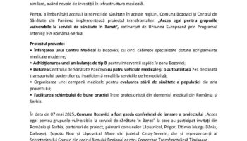 Sănătate pentru toți: Acces egal la servicii medicale în Banat