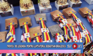 Trofeu de Legendă pentru luptătorul Sebastian Brăilescu