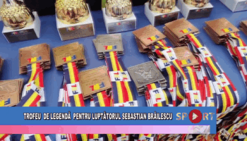 Trofeu de Legendă pentru luptătorul Sebastian Brăilescu