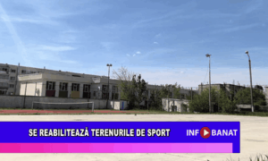 Se reabilitează terenurile de sport