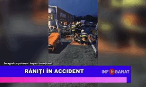 Răniți în accident