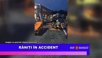Răniți în accident