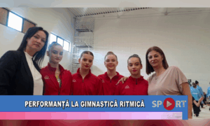 Performanță la gimnastică ritmică