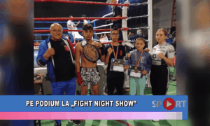 Pe podium la Fight Night Show