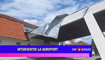 Intervenție la aeroport