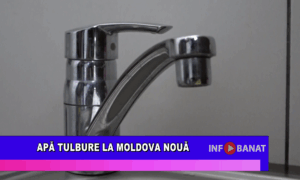 Apă tulbure la Moldova Nouă