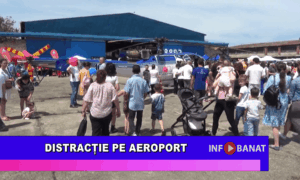 Distracție pe aeroport