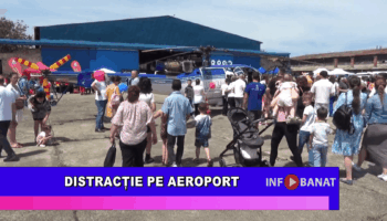 Distracție pe aeroport
