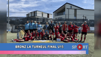 Bronz la turneul final U15