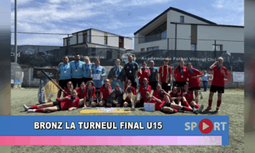 Bronz la turneul final U15