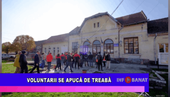 Voluntarii se apucă de treabă