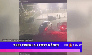 Trei tineri au fost răniți