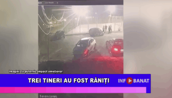 Trei tineri au fost răniți