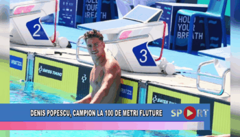 Denis Popescu, campion la 100 de metri fluture