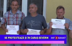 Se protestează și în Caraș-Severin