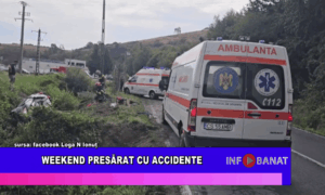 Weekend presărat cu accidente
