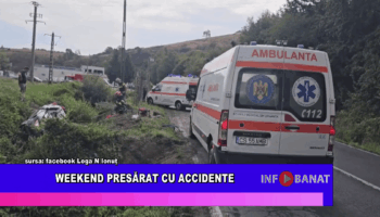 Weekend presărat cu accidente