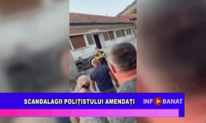 Scandalagii polițistului, amendați