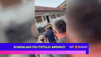 Scandalagii polițistului, amendați