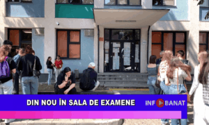 Din nou în sala de examene