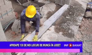 Aproape 130 de noi locuri de muncă în județ