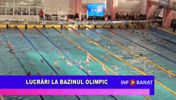 Lucrări la bazinul olimpic