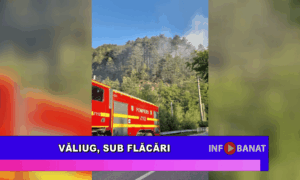 Văliug, sub flăcări