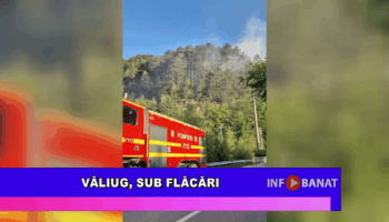 Văliug, sub flăcări
