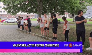 Voluntarii, activi pentru comunitate