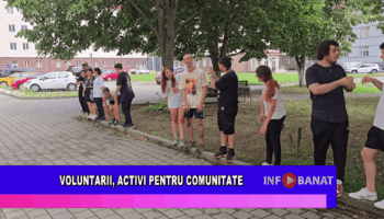 Voluntarii, activi pentru comunitate