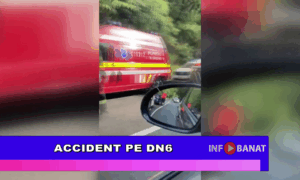 Accident pe DN6