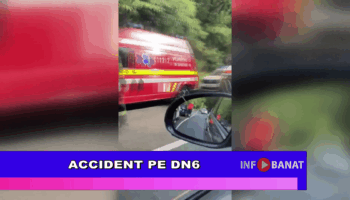 Accident pe DN6