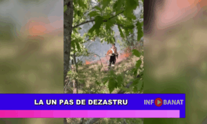 La un pas de dezastru