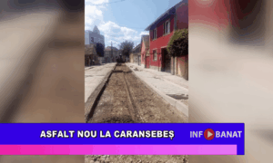 Asfalt nou la Caransebeș